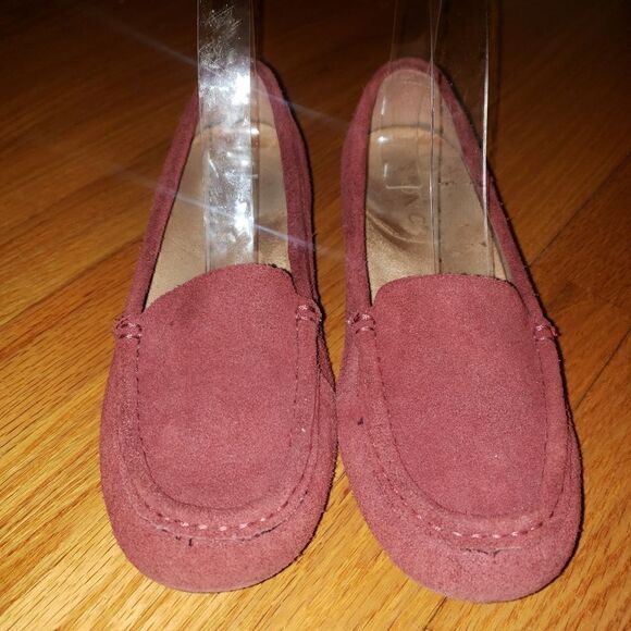 Vionic Debbie Burgandy leather Slip-On Flats - Picture 3 of 8